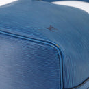 LOUIS VUITTON Epi Petit Noe Shoulder Bag Blue M44105 LV Auth 145448-9
