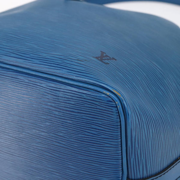 LOUIS VUITTON Epi Petit Noe Shoulder Bag Blue M44105 LV Auth 145448