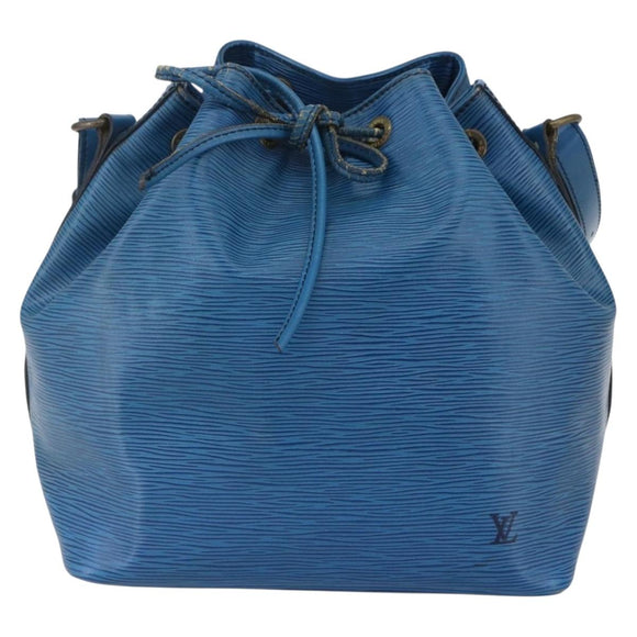 LOUIS VUITTON Epi Petit Noe Shoulder Bag Blue M44105 LV Auth 145448