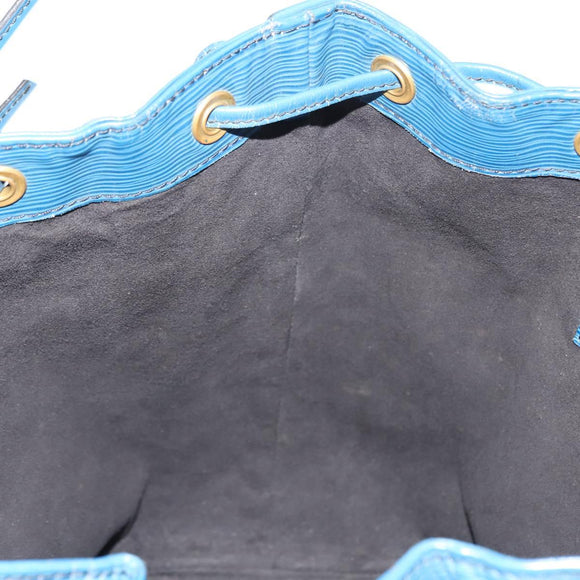 LOUIS VUITTON Epi Noe Shoulder Bag Toledo Blue M44005 LV Auth 145450