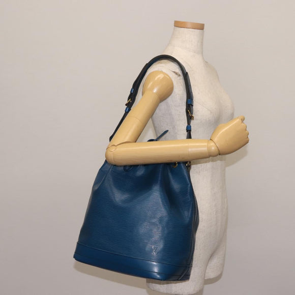 LOUIS VUITTON Epi Noe Shoulder Bag Toledo Blue M44005 LV Auth 145450