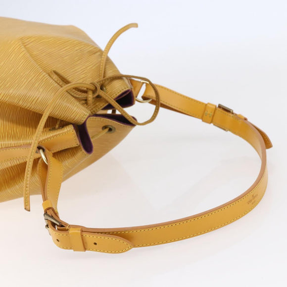 LOUIS VUITTON Epi Noe Shoulder Bag Tassili Yellow M44009 LV Auth 145452