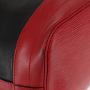LOUIS VUITTON Epi Noe Shoulder Bag Bicolor Black Red M44017 LV Auth 145455-9