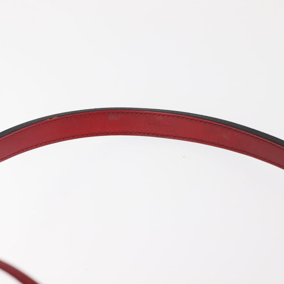 LOUIS VUITTON Epi Noe Shoulder Bag Bicolor Black Red M44017 LV Auth 145455