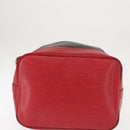 LOUIS VUITTON Epi Noe Shoulder Bag Bicolor Black Red M44017 LV Auth 145455-5