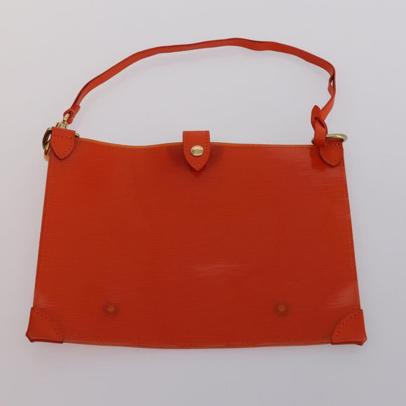 LOUIS VUITTON Epi Plage Lagoon Bay Hand Bag Orange M92264 LV Auth 145456
