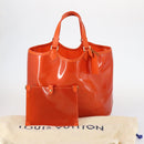 LOUIS VUITTON Epi Plage Lagoon Bay Hand Bag Orange M92264 LV Auth 145456-12