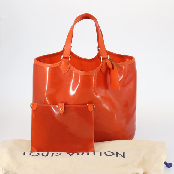 LOUIS VUITTON Epi Plage Lagoon Bay Hand Bag Orange M92264 LV Auth 145456