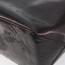 LOUIS VUITTON Monogram Vernis Reade PM Hand Bag Amarante M91993 LV Auth 145457-15