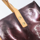 LOUIS VUITTON Monogram Vernis Reade PM Hand Bag Amarante M91993 LV Auth 145457-17