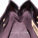 LOUIS VUITTON Monogram Vernis Reade PM Hand Bag Amarante M91993 LV Auth 145457-20