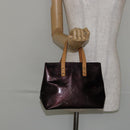 LOUIS VUITTON Monogram Vernis Reade PM Hand Bag Amarante M91993 LV Auth 145457-22