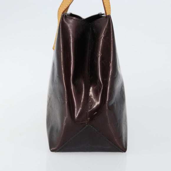 LOUIS VUITTON Monogram Vernis Reade PM Handtas Amarante M91993 LV Auth 145457