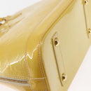 LOUIS VUITTON Monogram Vernis Alma PM Hand Bag Citrin M90101 LV Auth 145459-10