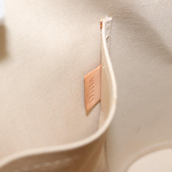 LOUIS VUITTON Monogram Vernis Alma PM Hand Bag Citrin M90101 LV Auth 145459