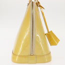 LOUIS VUITTON Monogram Vernis Alma PM Hand Bag Citrin M90101 LV Auth 145459-5