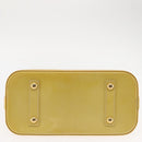 LOUIS VUITTON Monogram Vernis Alma PM Hand Bag Citrin M90101 LV Auth 145459-9