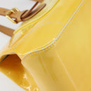 LOUIS VUITTON Monogram Vernis Rosewood Avenue Hand Bag Perle M93508 Auth 145460-15