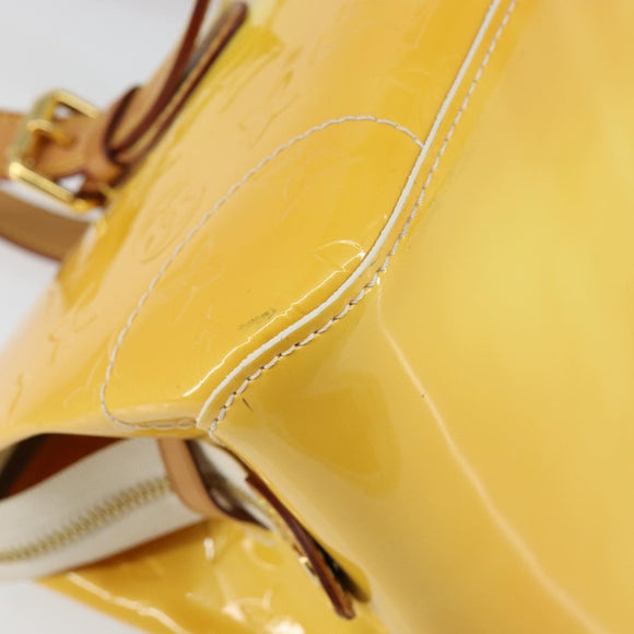 LOUIS VUITTON Monogram Vernis Rosewood Avenue Hand Bag Perle M93508 Auth 145460