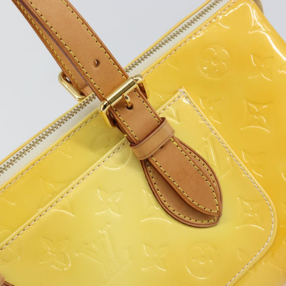 LOUIS VUITTON Monogram Vernis Rosewood Avenue Hand Bag Perle M93508 Auth 145460