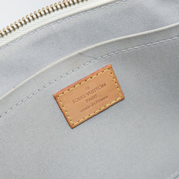 LOUIS VUITTON Monogram Vernis Rosewood Avenue Hand Bag Perle M93508 Auth 145460