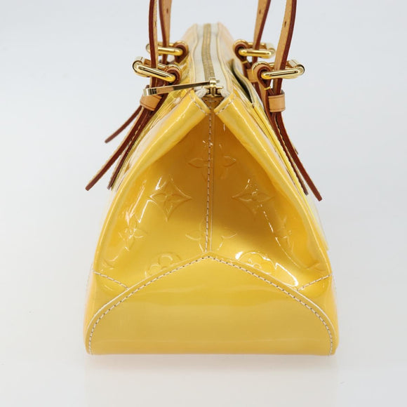 LOUIS VUITTON Monogram Vernis Rosewood Avenue Hand Bag Perle M93508 Auth 145460