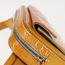 LOUIS VUITTON Monogram Vernis Fulton Waist bag Gris M91041 LV Auth 145461-5