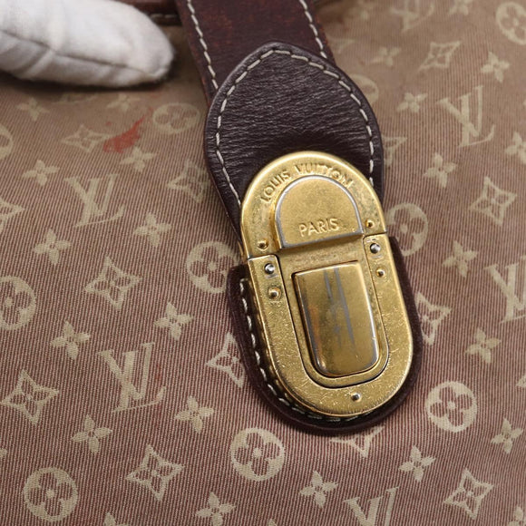 LOUIS VUITTON Monogram Idylle Elegy Hand Bag 2way Red Sepia M56698 Auth 145464