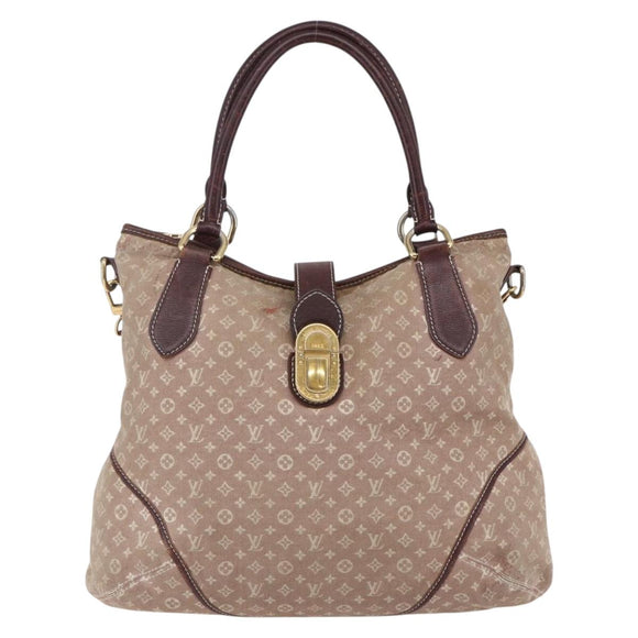 LOUIS VUITTON Monogram Idylle Elegy Hand Bag 2way Red Sepia M56698 Auth 145464