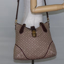 LOUIS VUITTON Monogram Idylle Elegy Hand Bag 2way Red Sepia M56698 Auth 145464-25
