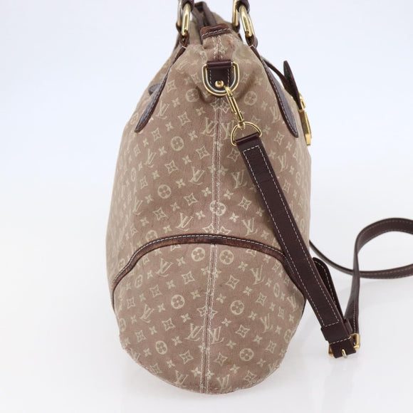 LOUIS VUITTON Monogram Idylle Elegy Hand Bag 2way Red Sepia M56698 Auth 145464