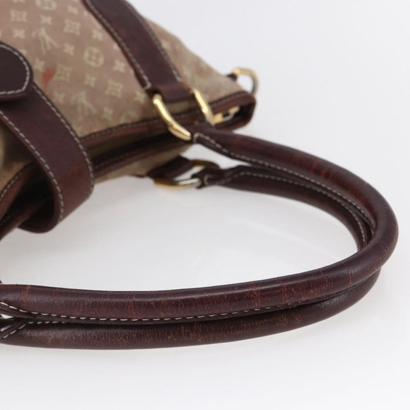 LOUIS VUITTON Monogram Idylle Elegy Hand Bag 2way Red Sepia M56698 Auth 145464