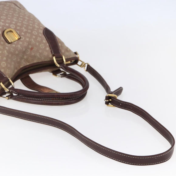 LOUIS VUITTON Monogram Idylle Elegy Hand Bag 2way Red Sepia M56698 Auth 145464