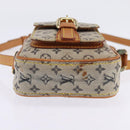 LOUIS VUITTON Monogram Mini Juliet PM Shoulder Bag Blue M92005 LV Auth 145465-6