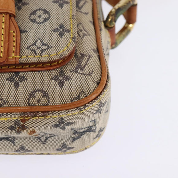 LOUIS VUITTON Monogram Mini Juliet PM Shoulder Bag Blue M92005 LV Auth 145465