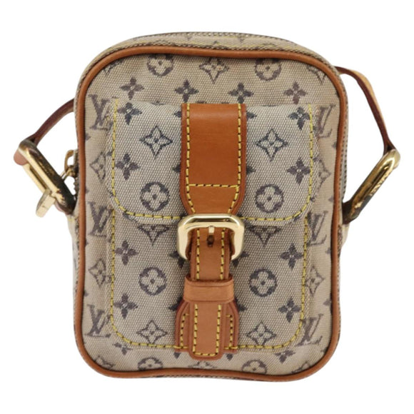 LOUIS VUITTON Monogram Mini Juliet PM Shoulder Bag Blue M92005 LV Auth 145465