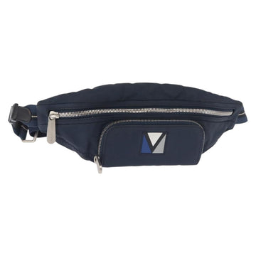LOUIS VUITTON LV Cup Mizenu Waist Bag Navy M80706 LV Auth 145466