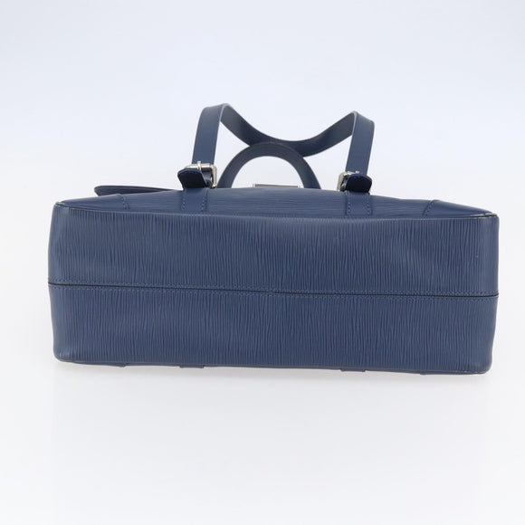 LOUIS VUITTON Epi Segur MM Hand Bag Myrtille M5886G LV Auth 145467