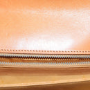 CELINE Macadam Canvas Horse Carriage Shoulder Bag PVC Brown Gold Auth 145468-19