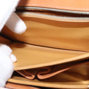 CELINE Macadam Canvas Horse Carriage Shoulder Bag PVC Brown Gold Auth 145468-22