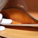 CELINE Macadam Canvas Horse Carriage Shoulder Bag PVC Brown Gold Auth 145468-11