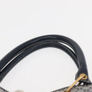 CELINE Macadam Canvas Hand Bag Blue Gold Auth 145470-8