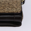 CELINE C Sulky Shoulder Bag Canvas Brown Gold Auth 145471-15