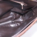 CELINE C Sulky Shoulder Bag Canvas Brown Gold Auth 145471-19