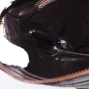 CELINE C Sulky Shoulder Bag Canvas Brown Gold Auth 145471-20