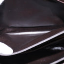 CELINE C Sulky Shoulder Bag Canvas Brown Gold Auth 145471-21