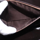 CELINE C Sulky Shoulder Bag Canvas Brown Gold Auth 145471-12