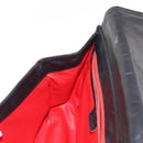 CELINE Hand Bag Leather Black Auth 145472-19