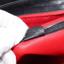 CELINE Hand Bag Leather Black Auth 145472-12