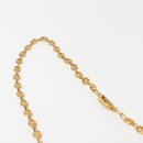 CELINE Chain Shoulder Bag Leather Black Gold Auth 145473-14